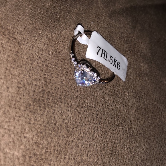 BUNDLE Size 7 Charmed Aroma 925 Silver Heart Ring - Picture 3 of 3